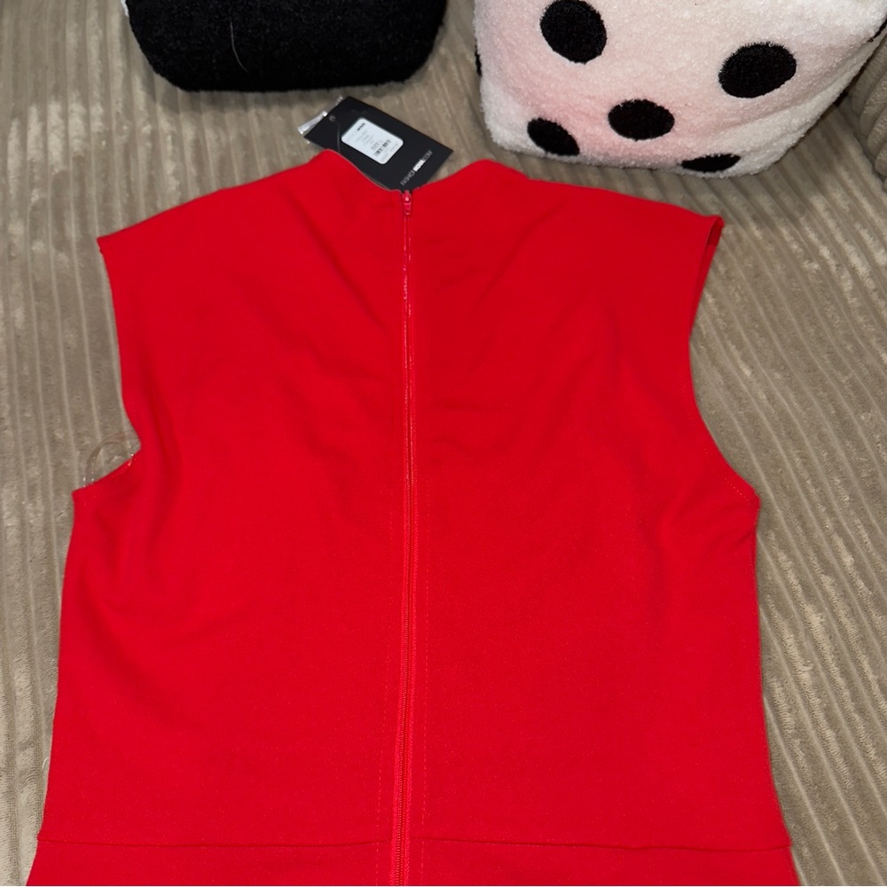NWT! Fashion Nova Red Immy Mini Dress - Picture 7 of 9